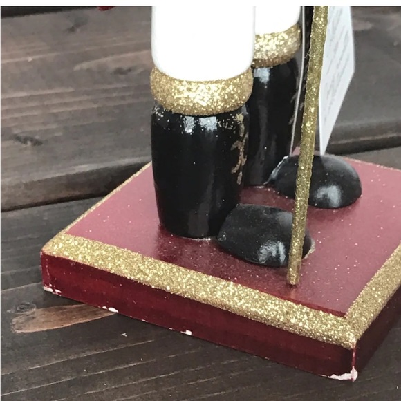 Pier 1  Knight Of The Round Table Embellished Wooden Nutcracker Christmas Decor - Picture 10 of 11